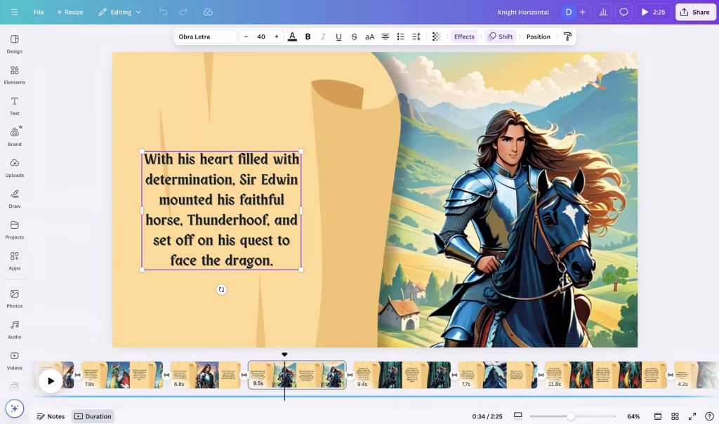 "Canva templates for kids videos.