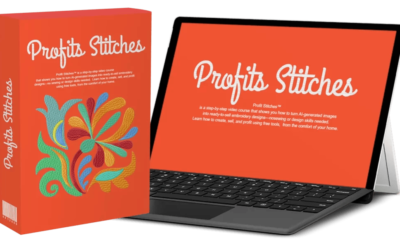 Profits Stitches Review – The No-Sew AI Method to Make Money with Embroidery Designs